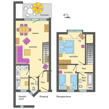 Ferienhaus Freesenbruch Reihenhaus 5b - Seehund